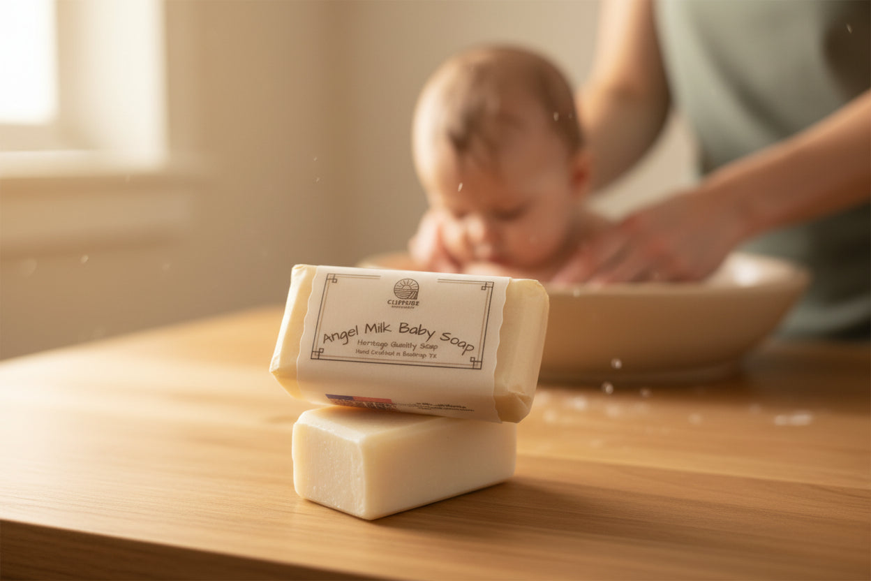 Angel Milk Baby Soap (Available starting April 20, 2026)