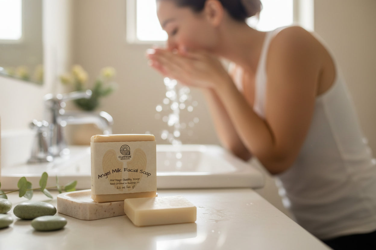 Angel Milk Facial Soap