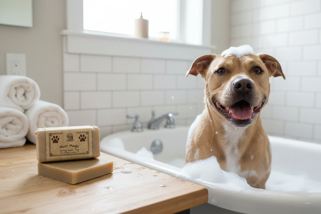 MUTT MAGIC DOG SOAP-Elemental Collection-Two (3 OZ) bars